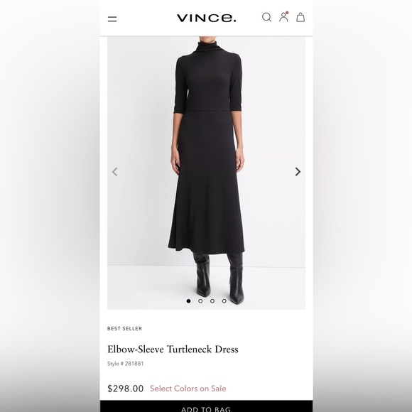 Vince Black Garment - Picture 1 of 6